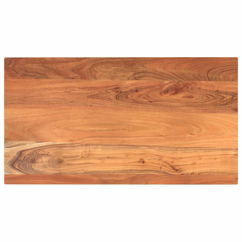 Table Top 100x70x2.5 cm Rectangular Solid Wood Acacia