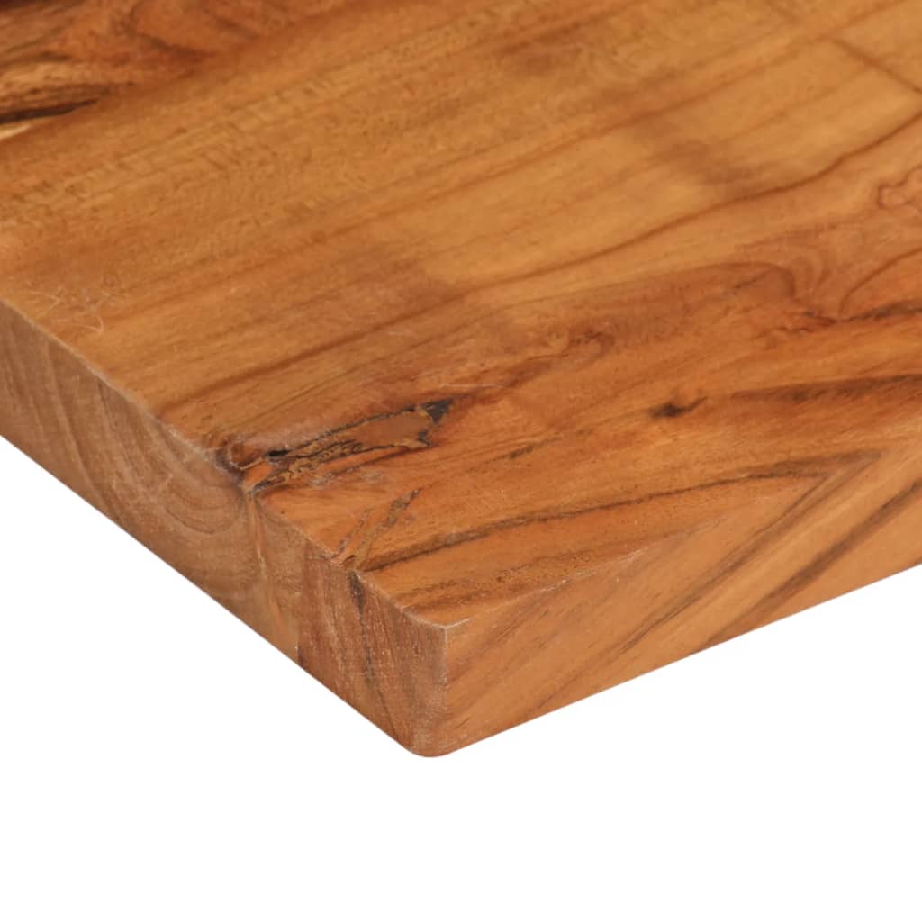 Table Top 110x70x2.5 cm Rectangular Solid Wood Acacia