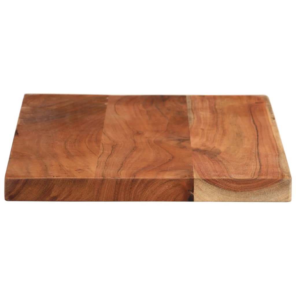 Table Top 40x20x3.8 cm Rectangular Solid Wood Acacia