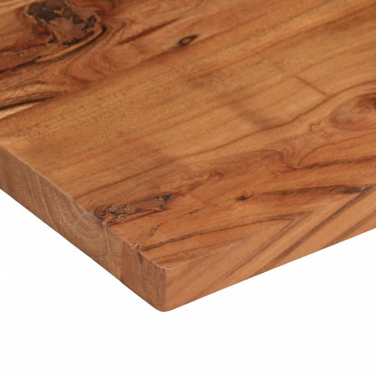 Table Top 80x20x3.8 cm Rectangular Solid Wood Acacia