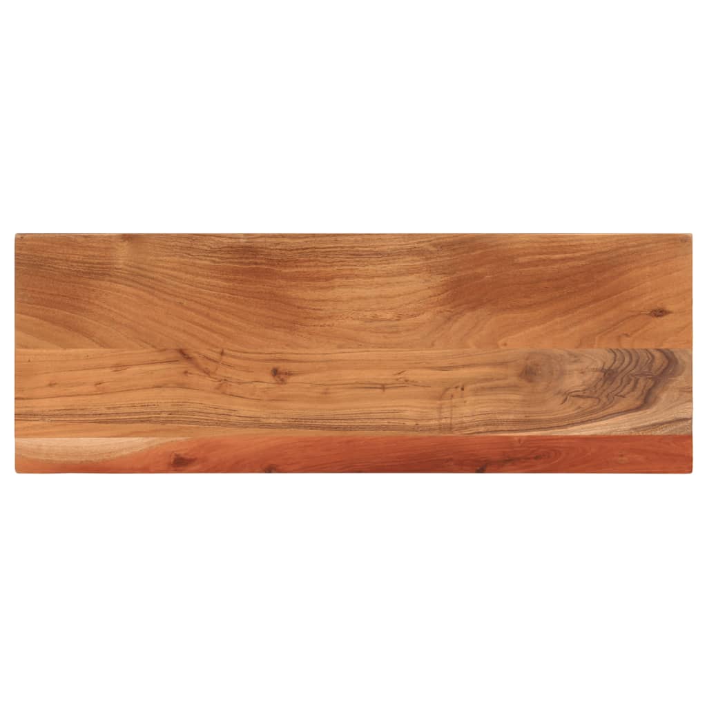 Table Top 90x20x3.8 cm Rectangular Solid Wood Acacia