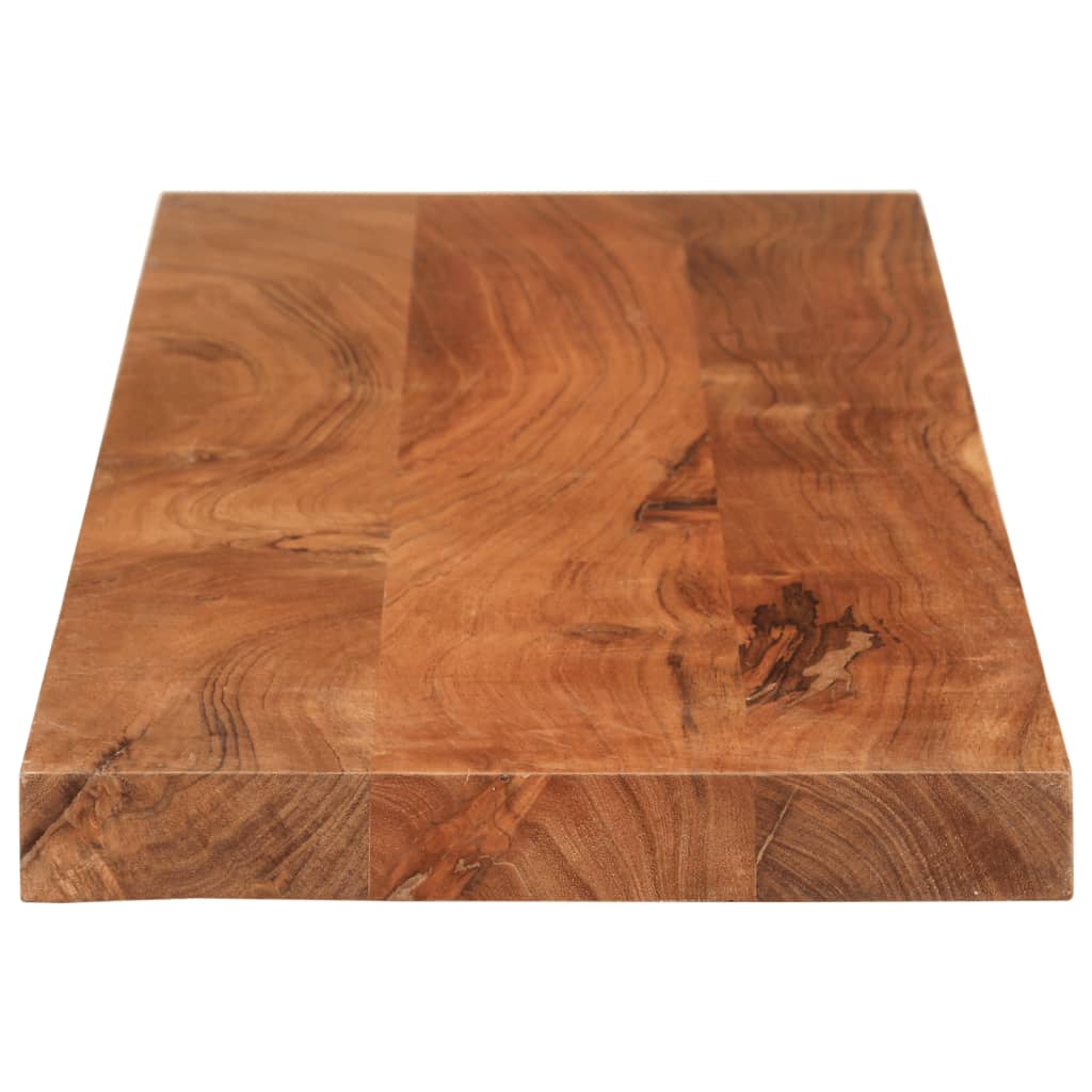 Table Top 110x20x3.8 cm Rectangular Solid Wood Acacia