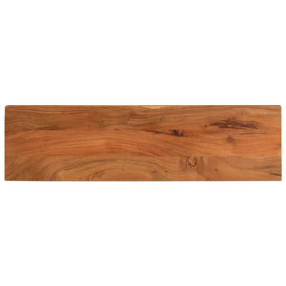 Table Top 120x20x3.8 cm Rectangular Solid Wood Acacia