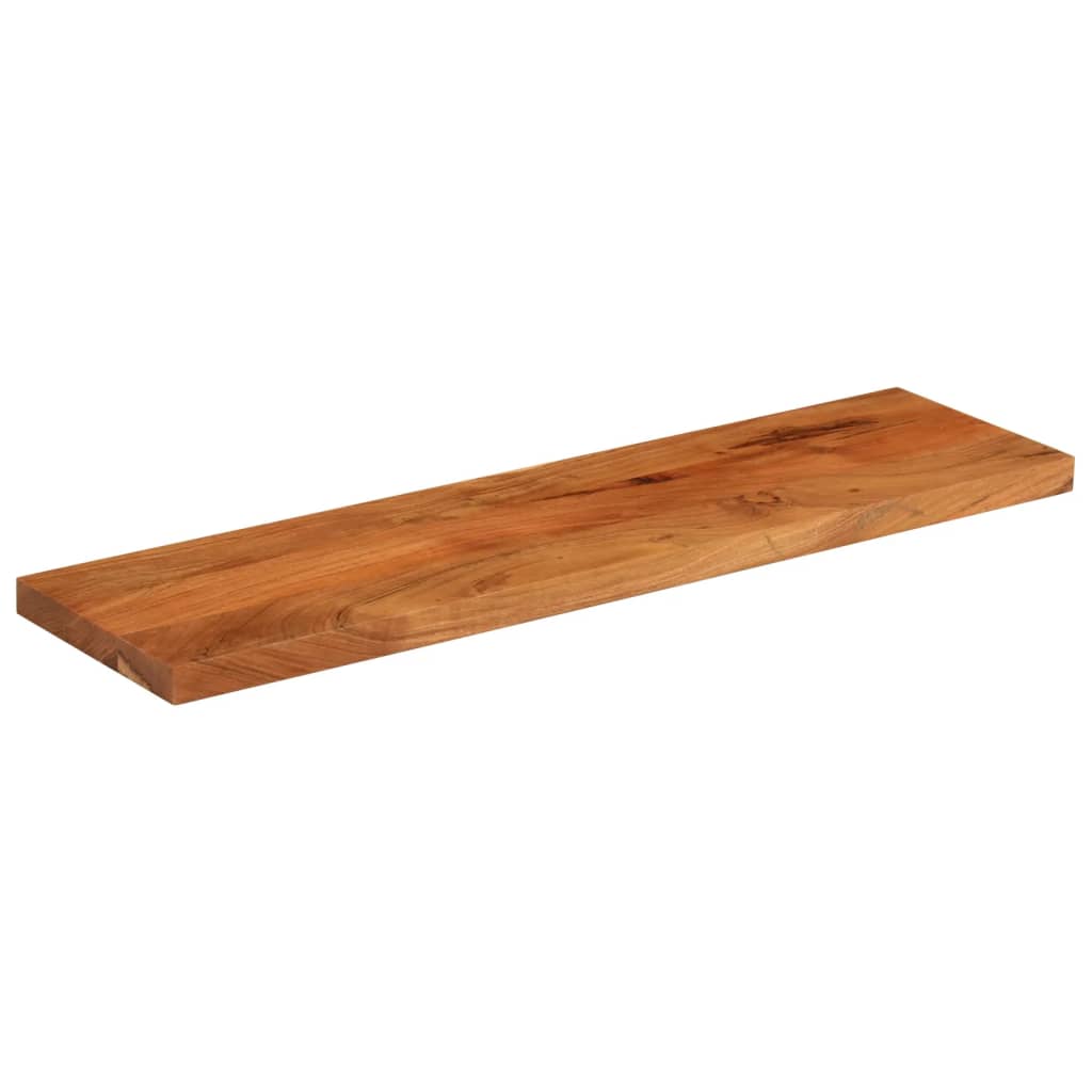 Table Top 120x20x3.8 cm Rectangular Solid Wood Acacia