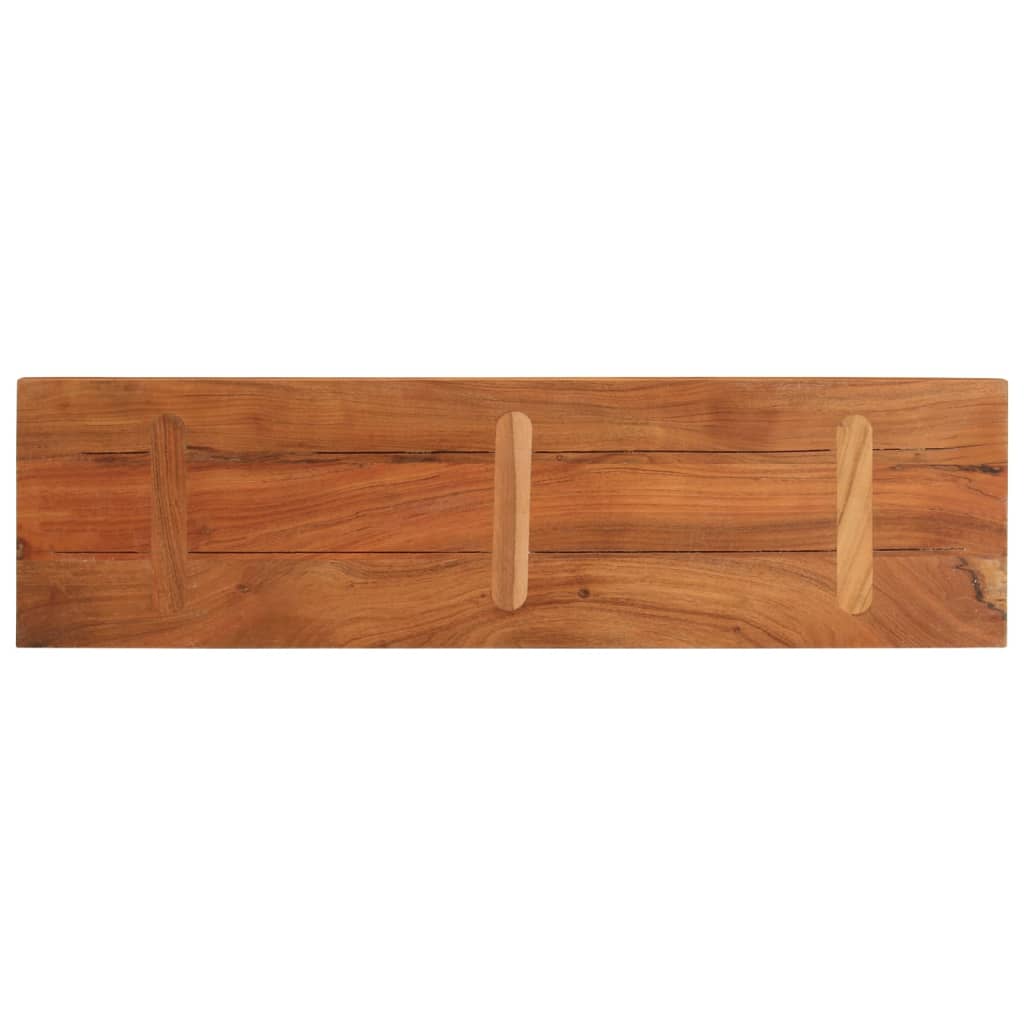 Table Top 120x20x3.8 cm Rectangular Solid Wood Acacia