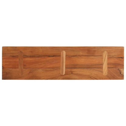 Table Top 120x20x3.8 cm Rectangular Solid Wood Acacia