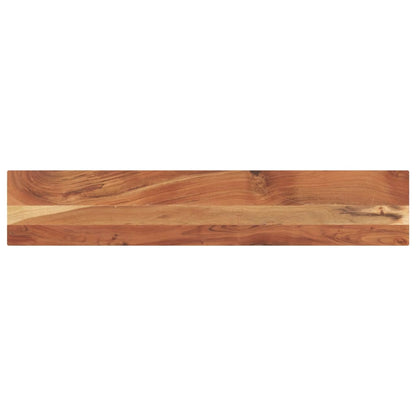 Table Top 140x20x3.8 cm Rectangular Solid Wood Acacia