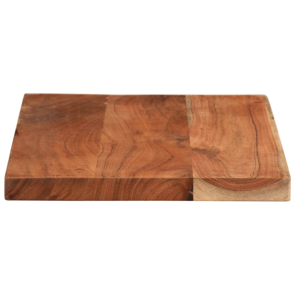Table Top 50x30x3.8 cm Rectangular Solid Wood Acacia