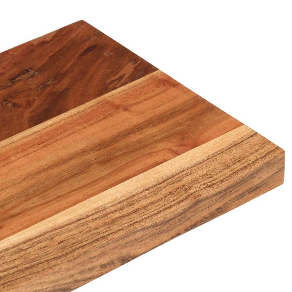 Table Top 50x30x3.8 cm Rectangular Solid Wood Acacia
