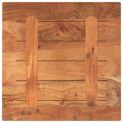 Table Top 40x40x3.8 cm Square Solid Wood Acacia