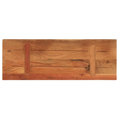 Table Top 70x40x3.8 cm Rectangular Solid Wood Acacia
