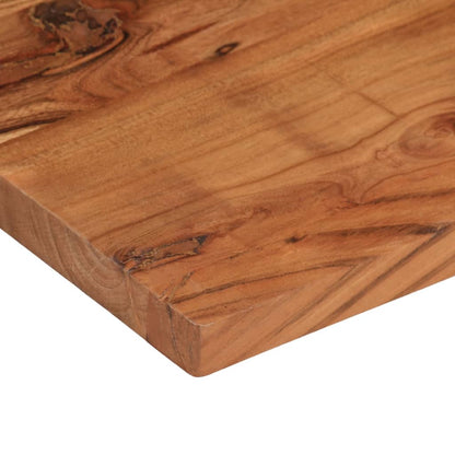 Table Top 90x40x3.8 cm Rectangular Solid Wood Acacia