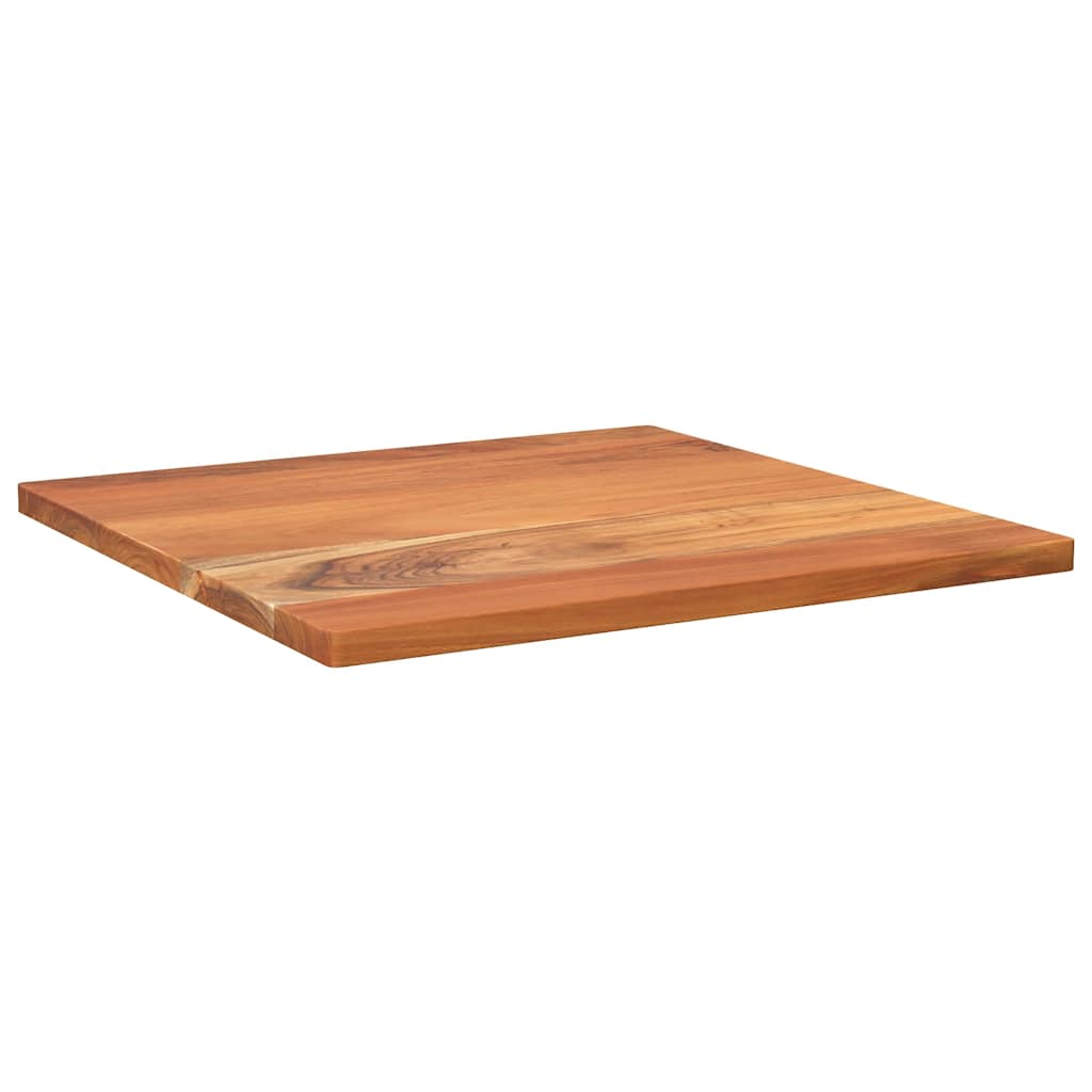Table Top 50x50x3.8 cm Square Solid Wood Acacia