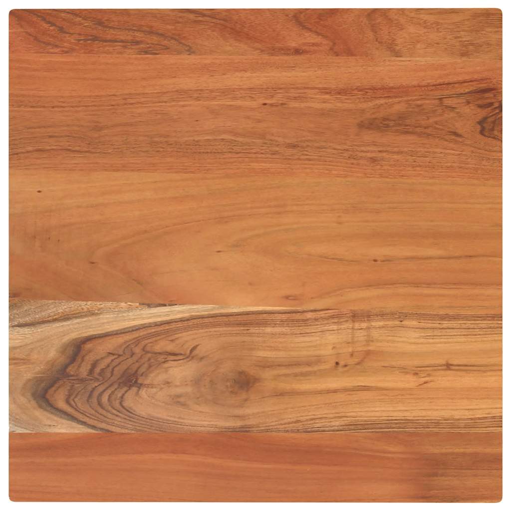 Table Top 50x50x3.8 cm Square Solid Wood Acacia