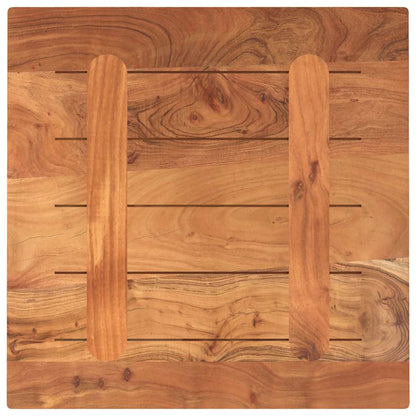Table Top 50x50x3.8 cm Square Solid Wood Acacia
