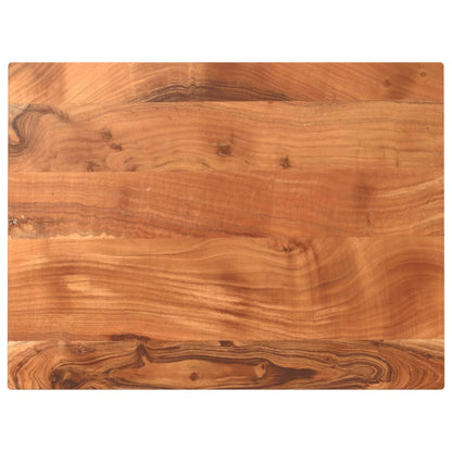 Table Top 70x50x3.8 cm Rectangular Solid Wood Acacia
