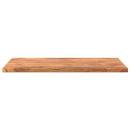 Table Top 70x50x3.8 cm Rectangular Solid Wood Acacia