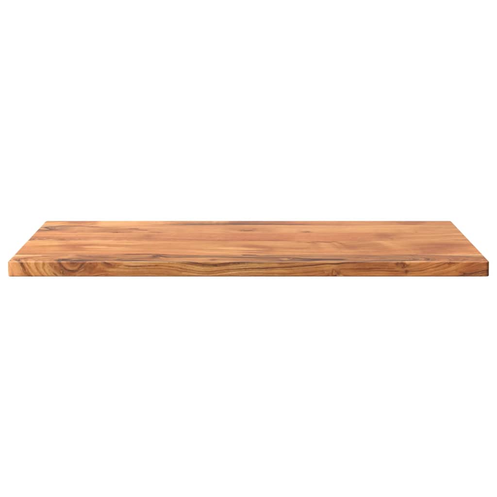 Table Top 90x60x3.8 cm Rectangular Solid Wood Acacia