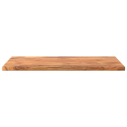 Table Top 90x60x3.8 cm Rectangular Solid Wood Acacia
