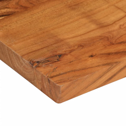 Table Top 110x60x3.8 cm Rectangular Solid Wood Acacia