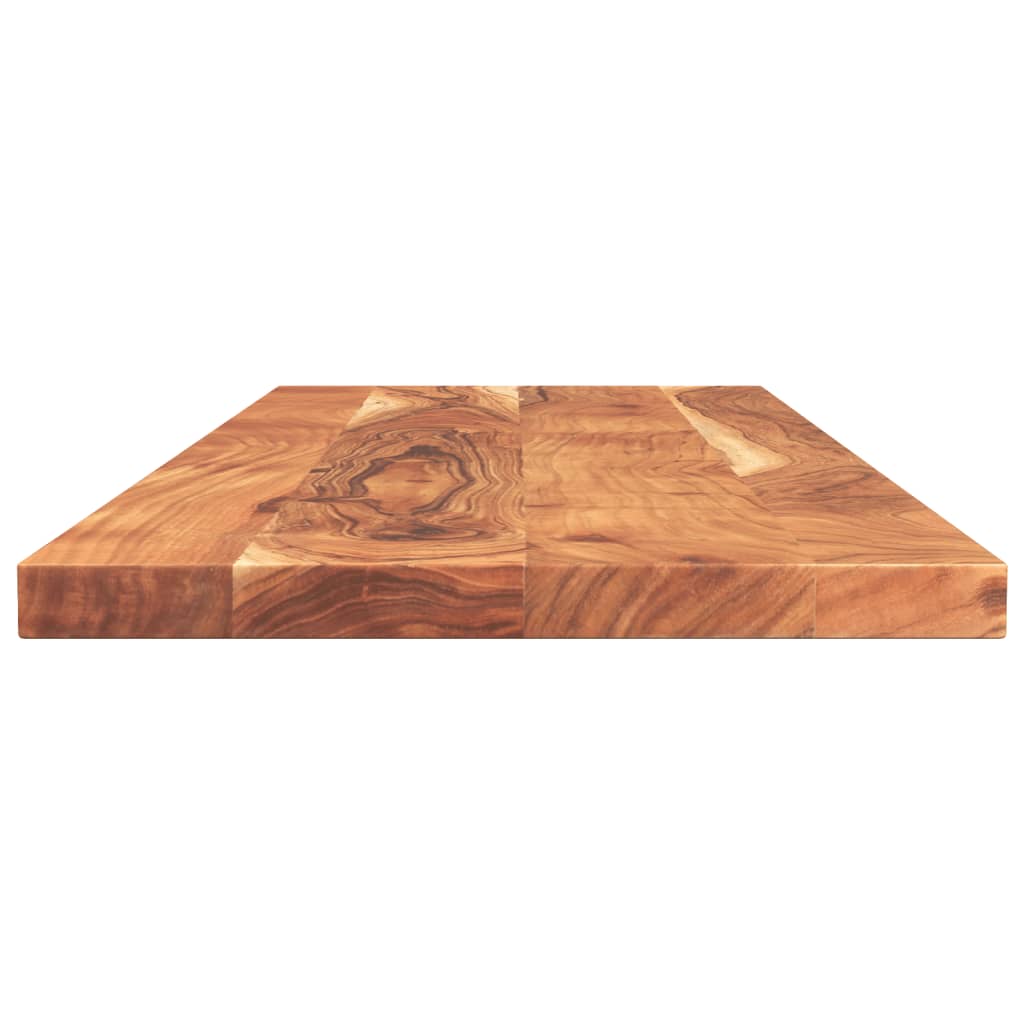Table Top 140x60x3.8 cm Rectangular Solid Wood Acacia