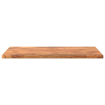 Table Top 80x70x3.8 cm Rectangular Solid Wood Acacia