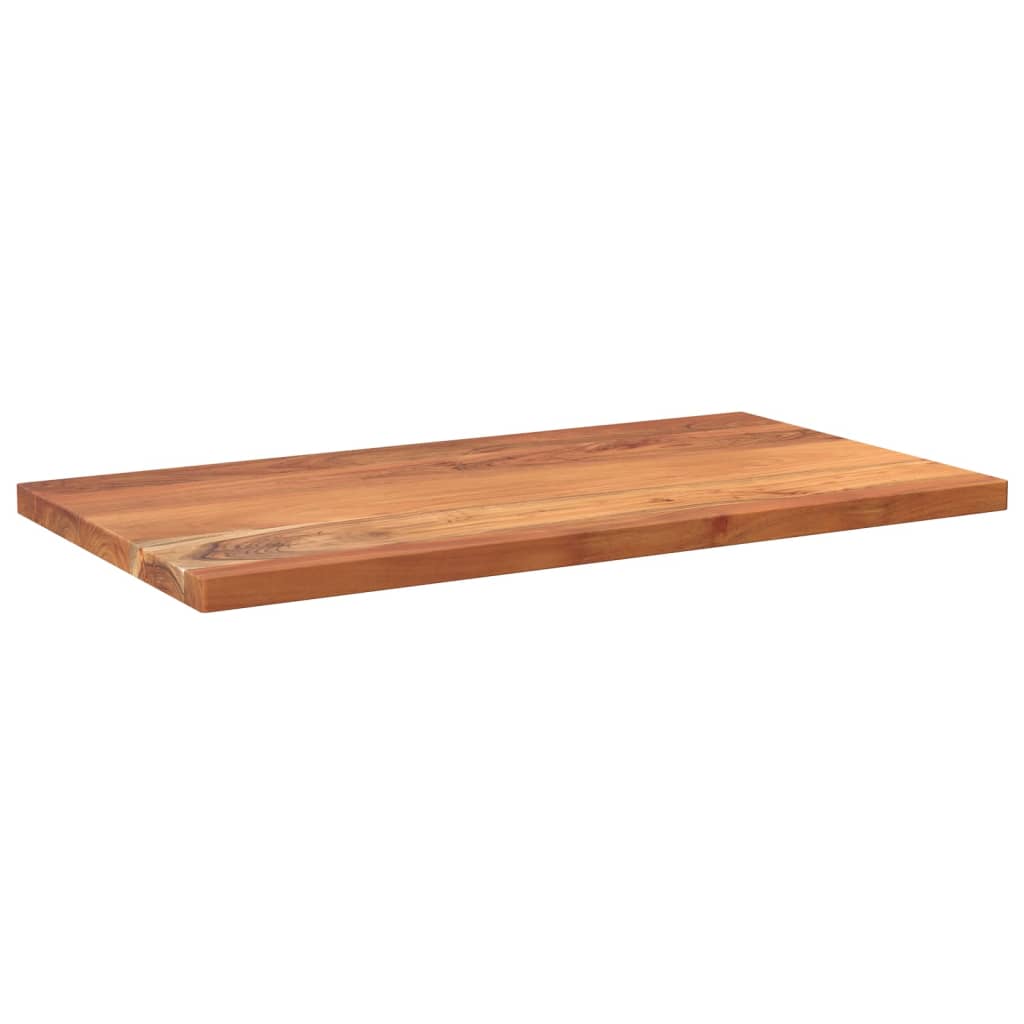 Table Top 100x70x3.8 cm Rectangular Solid Wood Acacia