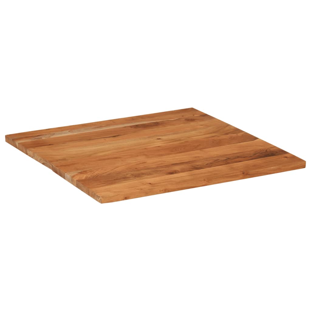 Table Top 80x80x3.8 cm Square Solid Wood Acacia