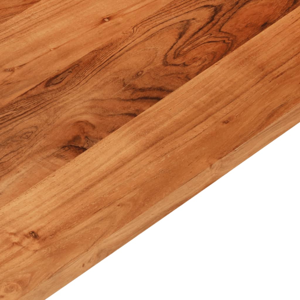 Table Top 80x80x3.8 cm Square Solid Wood Acacia