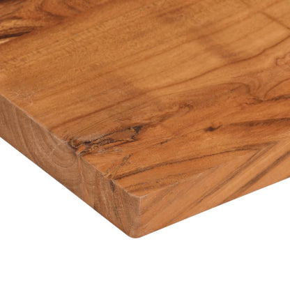 Table Top 90x80x3.8 cm Rectangular Solid Wood Acacia