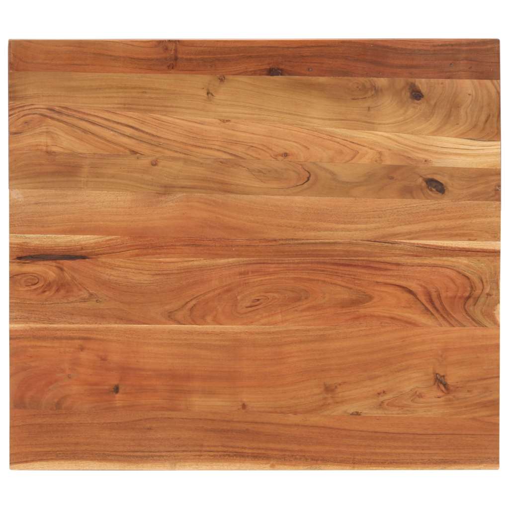 Table Top 110x80x3.8 cm Rectangular Solid Wood Acacia