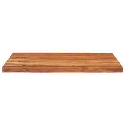 Table Top 110x80x3.8 cm Rectangular Solid Wood Acacia