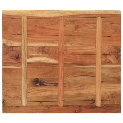 Table Top 110x80x3.8 cm Rectangular Solid Wood Acacia