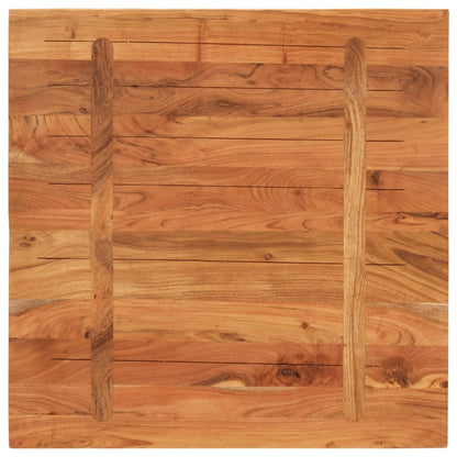 Table Top 90x90x3.8 cm Square Solid Wood Acacia