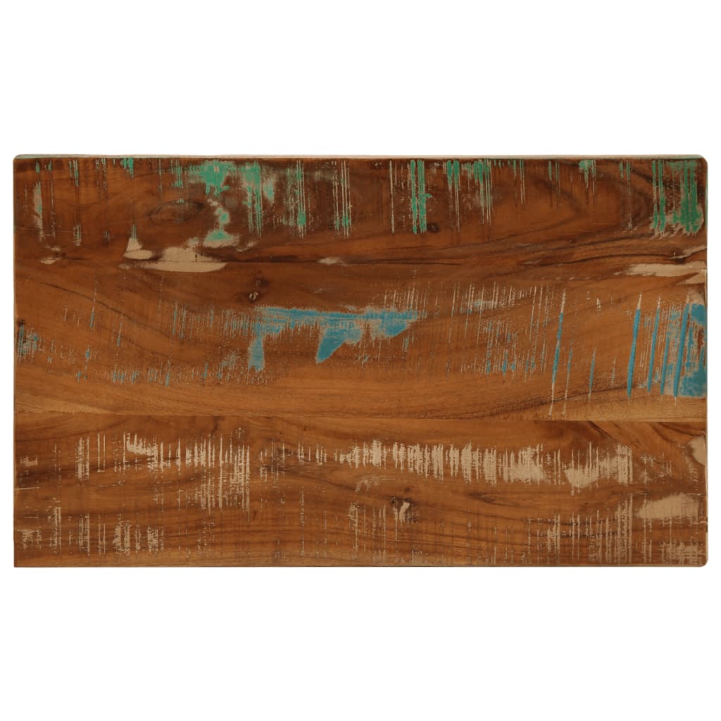 Table Top 40x20x2.5 cm Rectangular Solid Wood Reclaimed