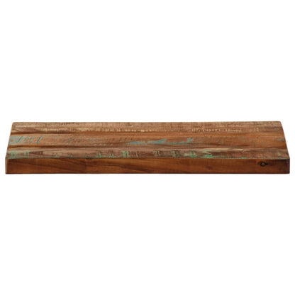Table Top 40x20x2.5 cm Rectangular Solid Wood Reclaimed