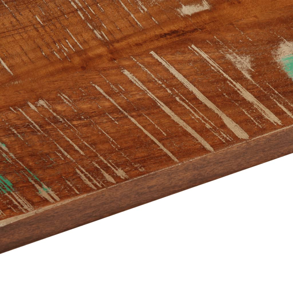 Table Top 40x40x2.5 cm Square Solid Wood Reclaimed