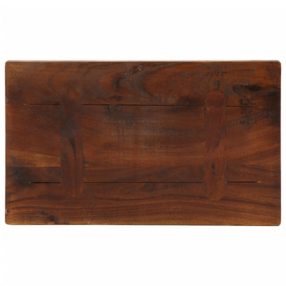 Table Top 50x40x2.5 cm Rectangular Solid Wood Reclaimed