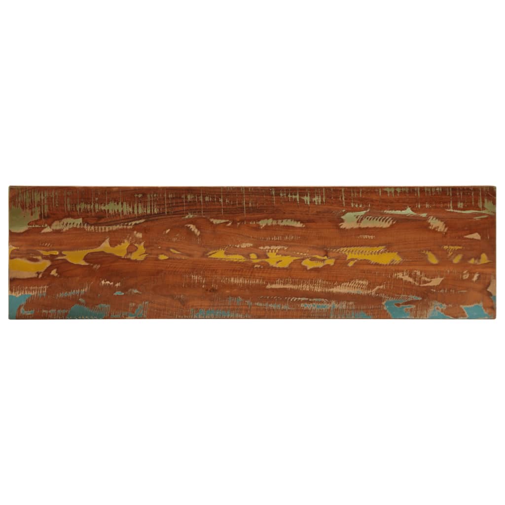 Table Top 120x40x2.5 cm Rectangular Solid Wood Reclaimed
