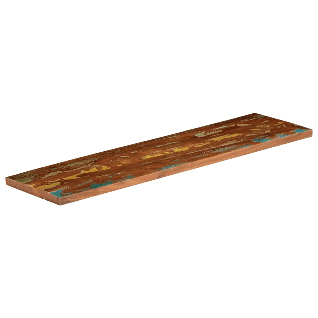 Table Top 120x40x2.5 cm Rectangular Solid Wood Reclaimed