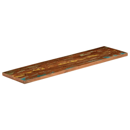 Table Top 120x40x2.5 cm Rectangular Solid Wood Reclaimed