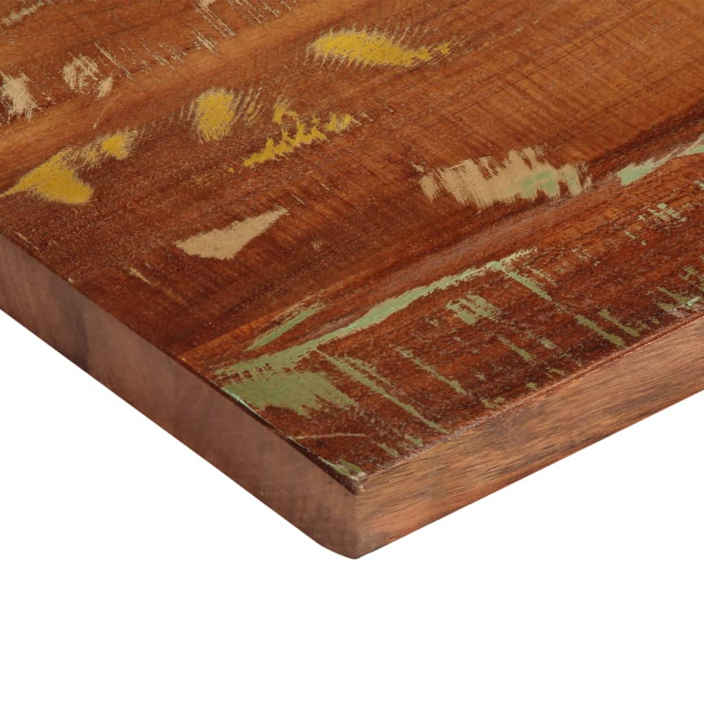 Table Top 120x40x2.5 cm Rectangular Solid Wood Reclaimed
