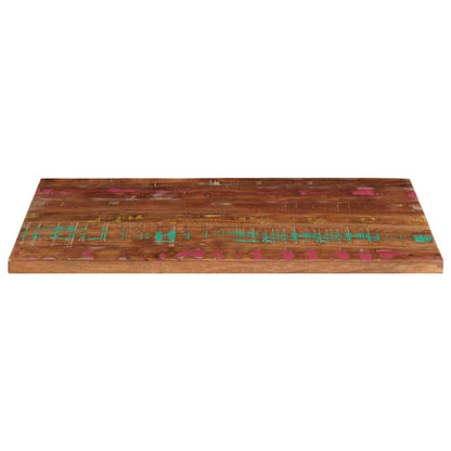 Table Top 100x60x2.5 cm Rectangular Solid Wood Reclaimed