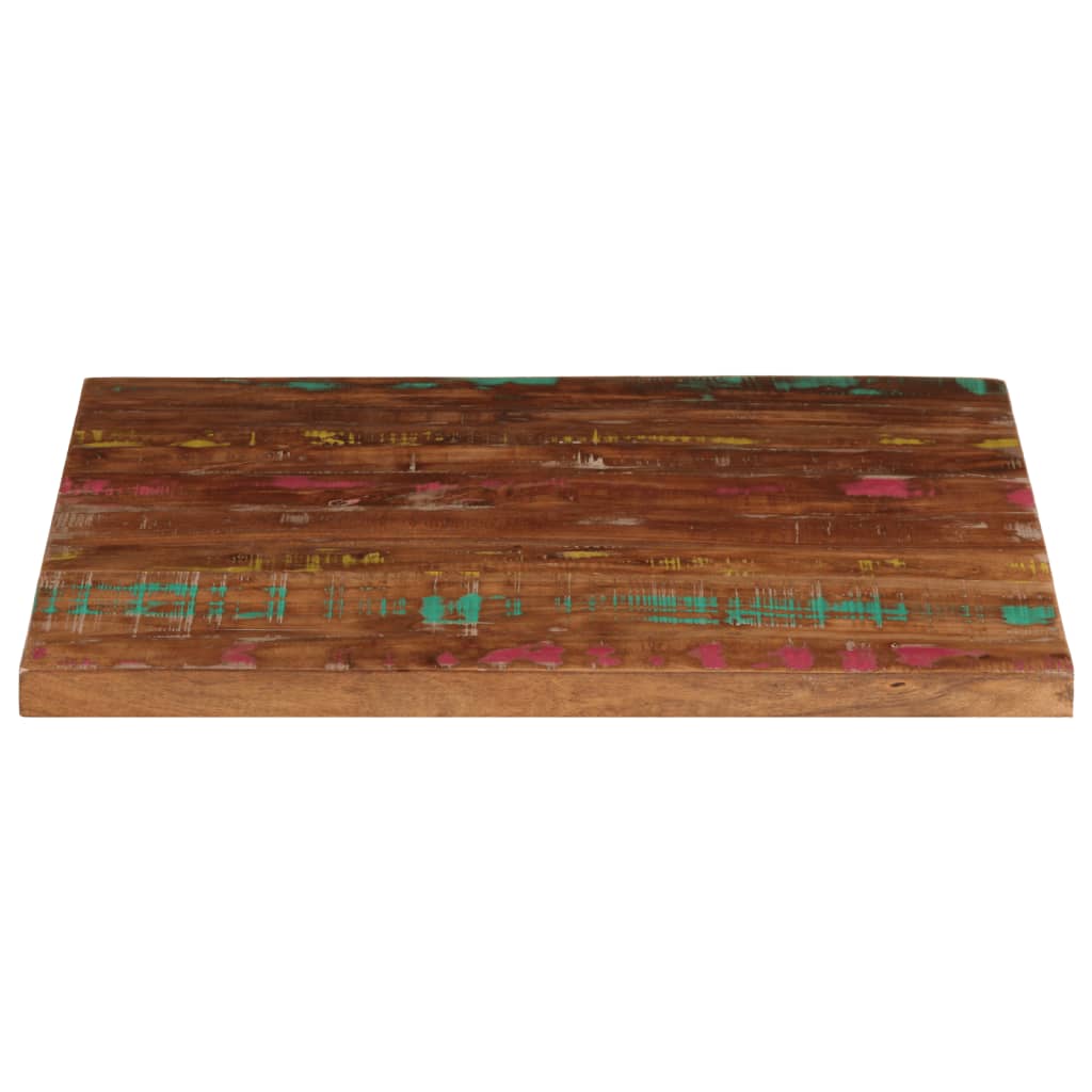 Table Top 70x70x2.5 cm Square Solid Wood Reclaimed