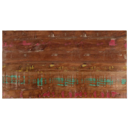 Table Top 110x70x2.5 cm Rectangular Solid Wood Reclaimed