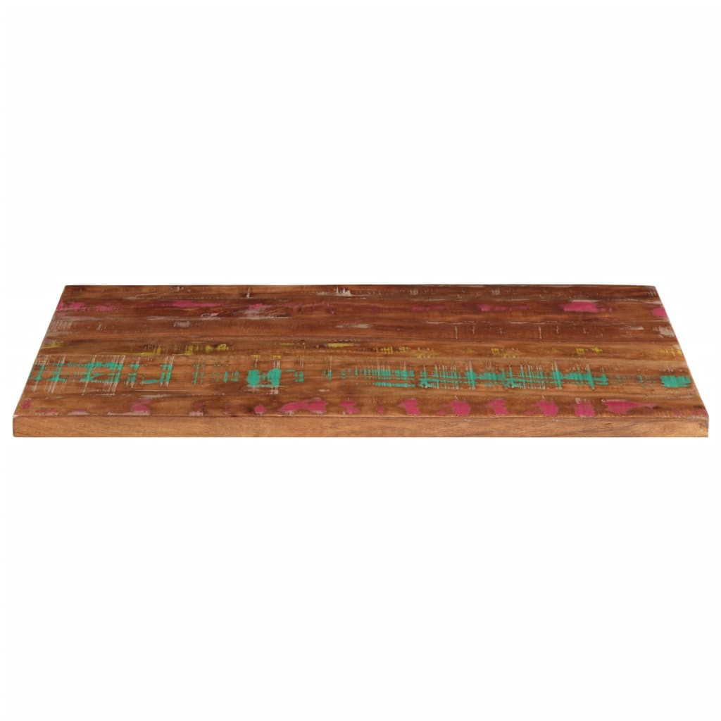Table Top 120x70x2.5 cm Rectangular Solid Wood Reclaimed