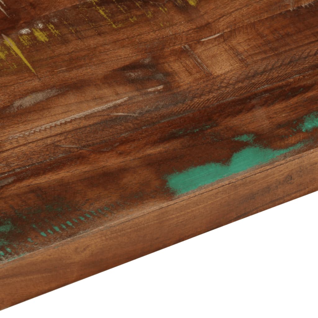 Table Top 80x80x2.5 cm Square Solid Wood Reclaimed