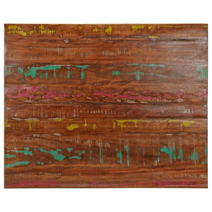 Table Top 110x80x2.5 cm Rectangular Solid Wood Reclaimed