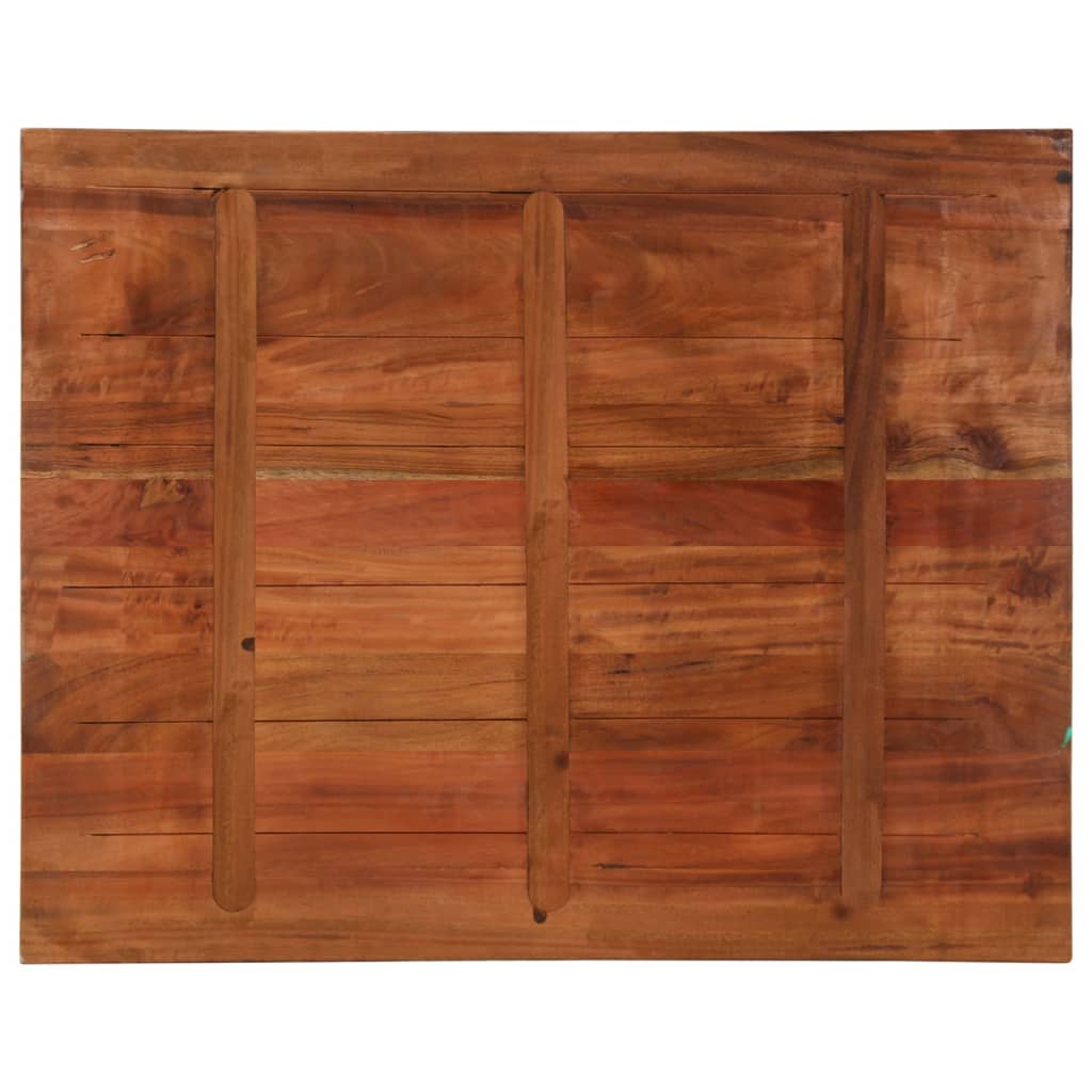 Table Top 110x80x2.5 cm Rectangular Solid Wood Reclaimed