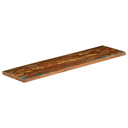 Table Top 120x20x3.8 cm Rectangular Solid Wood Reclaimed